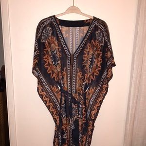 Gorgeous sheer mumu / bathing suit coverup